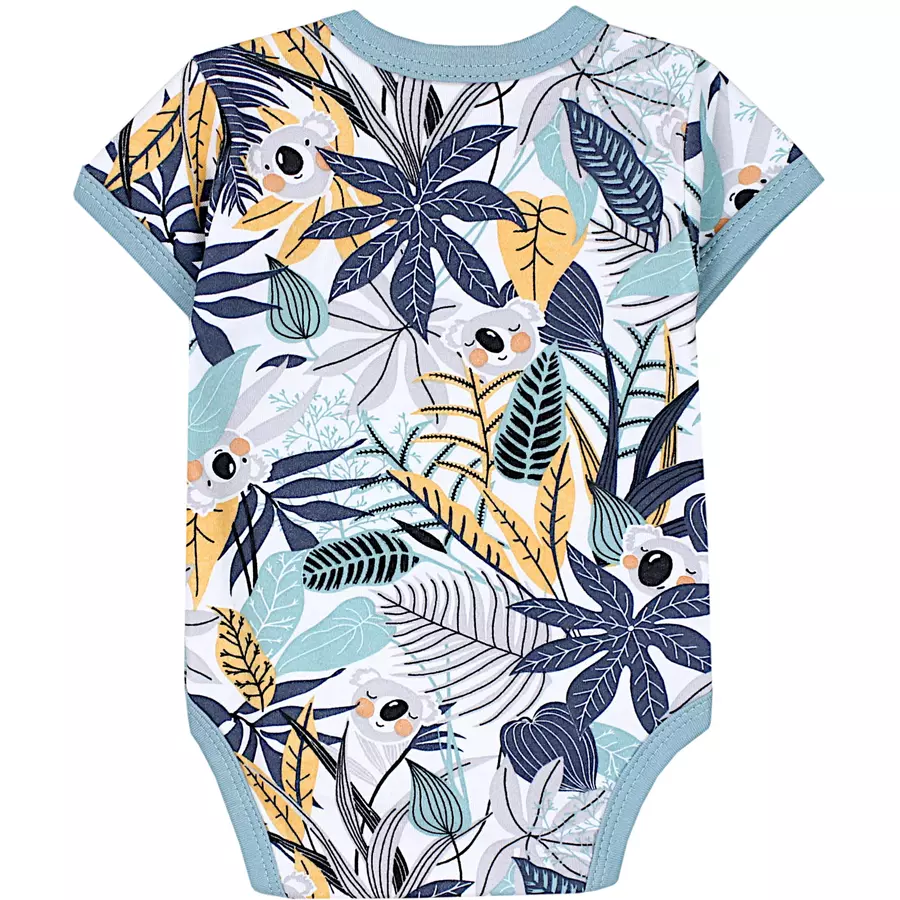 TupTam Jungen Baby Body Kurzarm 5er Pack orange