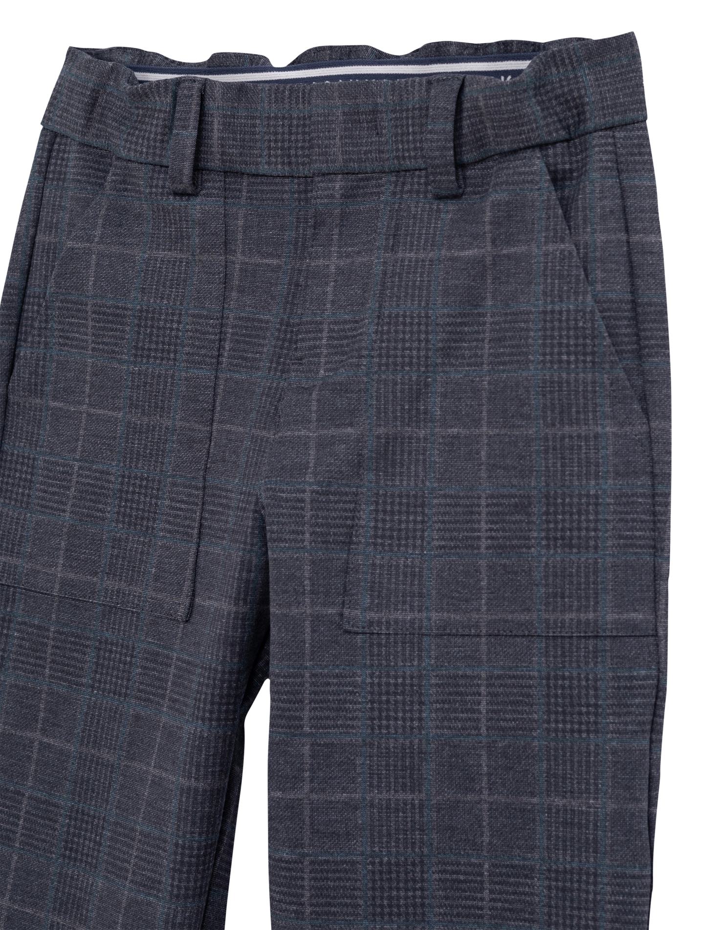 Pantalon en maille à motifs | Bleu