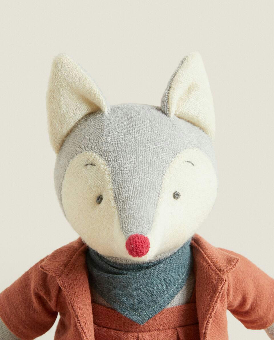 BRINQUEDO DE PELÚCIA DO LOBO MAU PARA CRIANÇAS