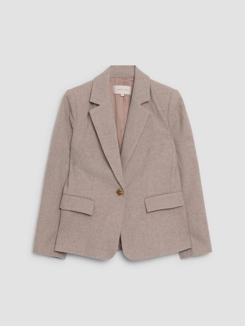 Candice blazer Cobblestone