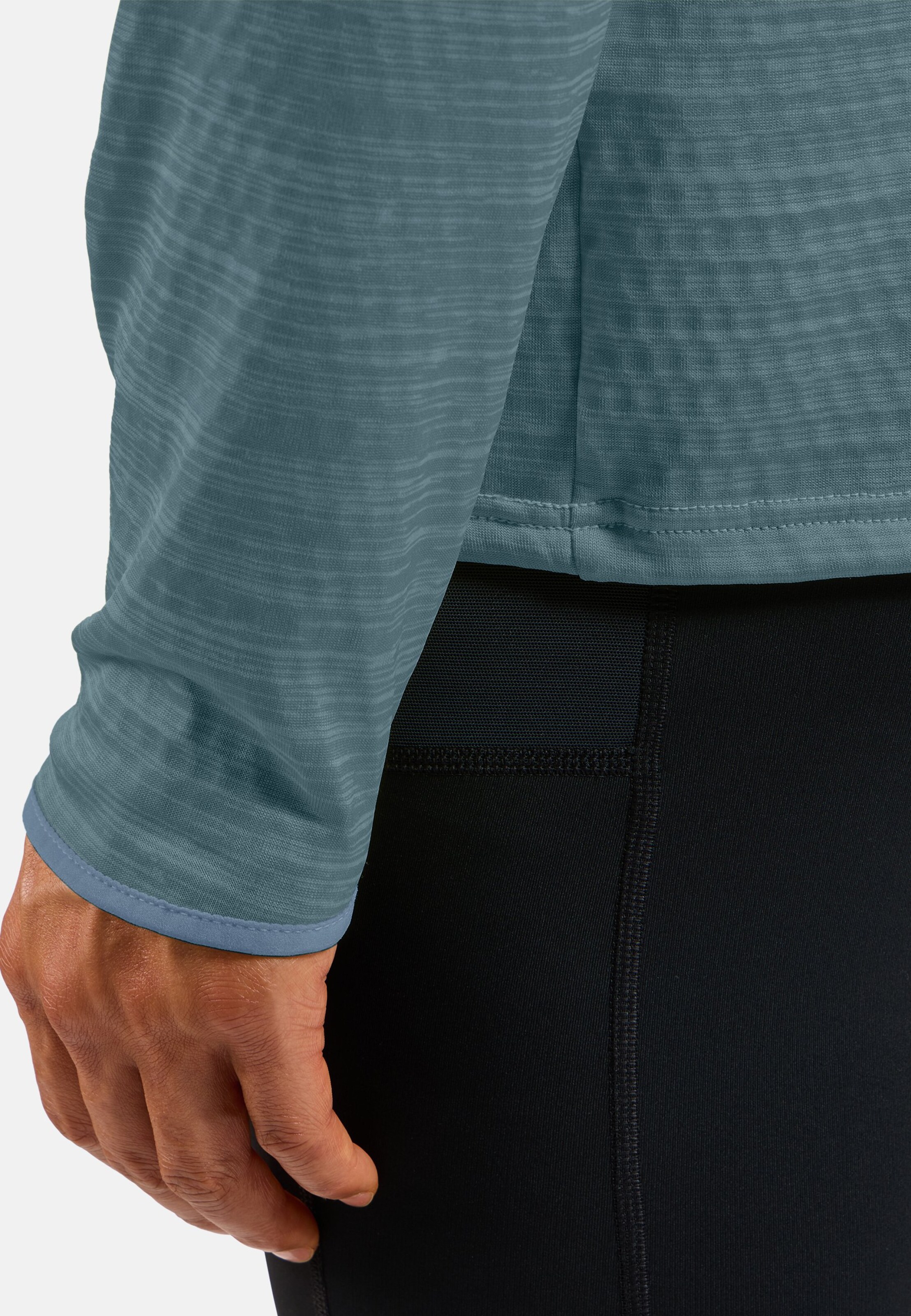 Herren Run Easy Mid Layer Oberteil in provincial blue melange