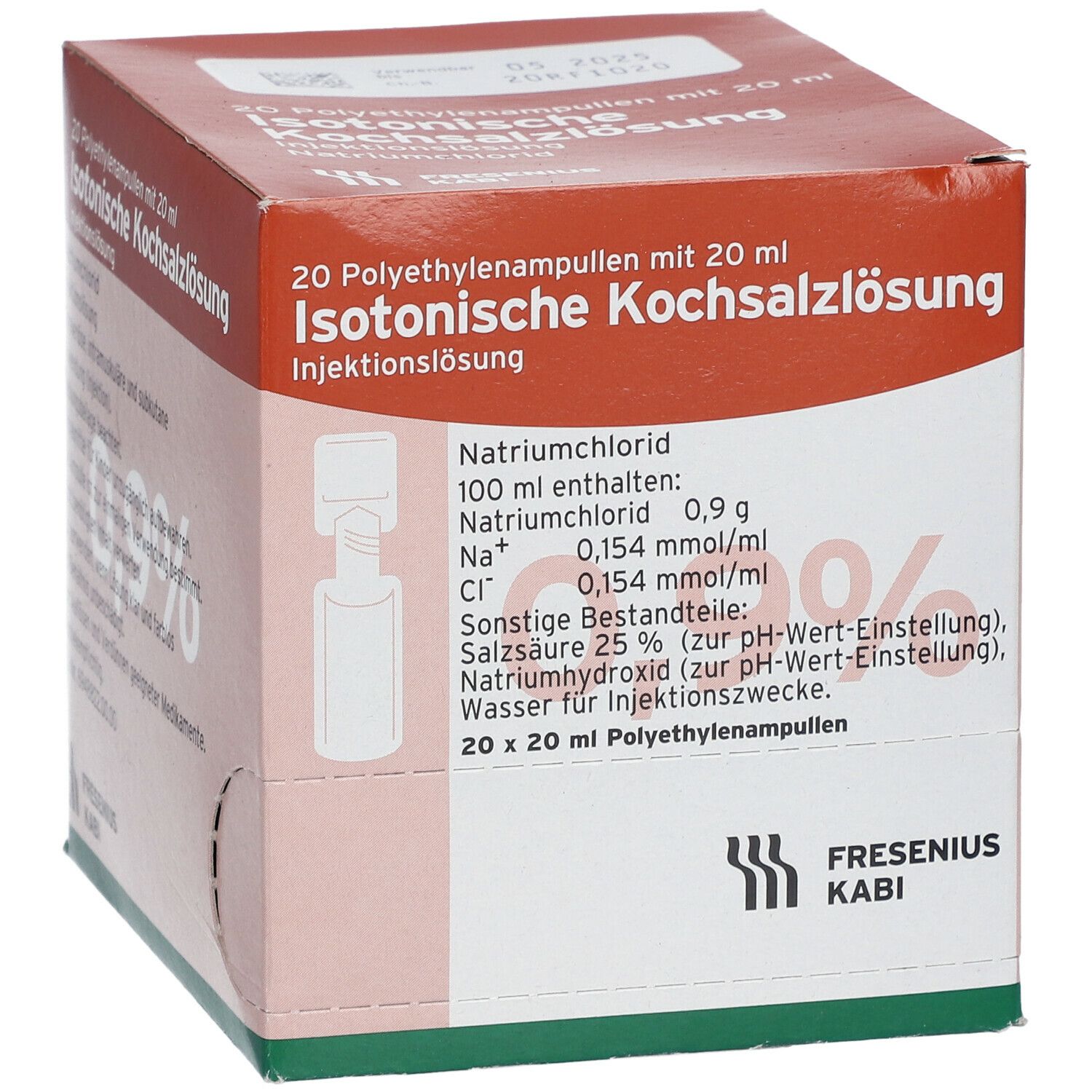 Isotonische Kochsalzlösung 0,9%