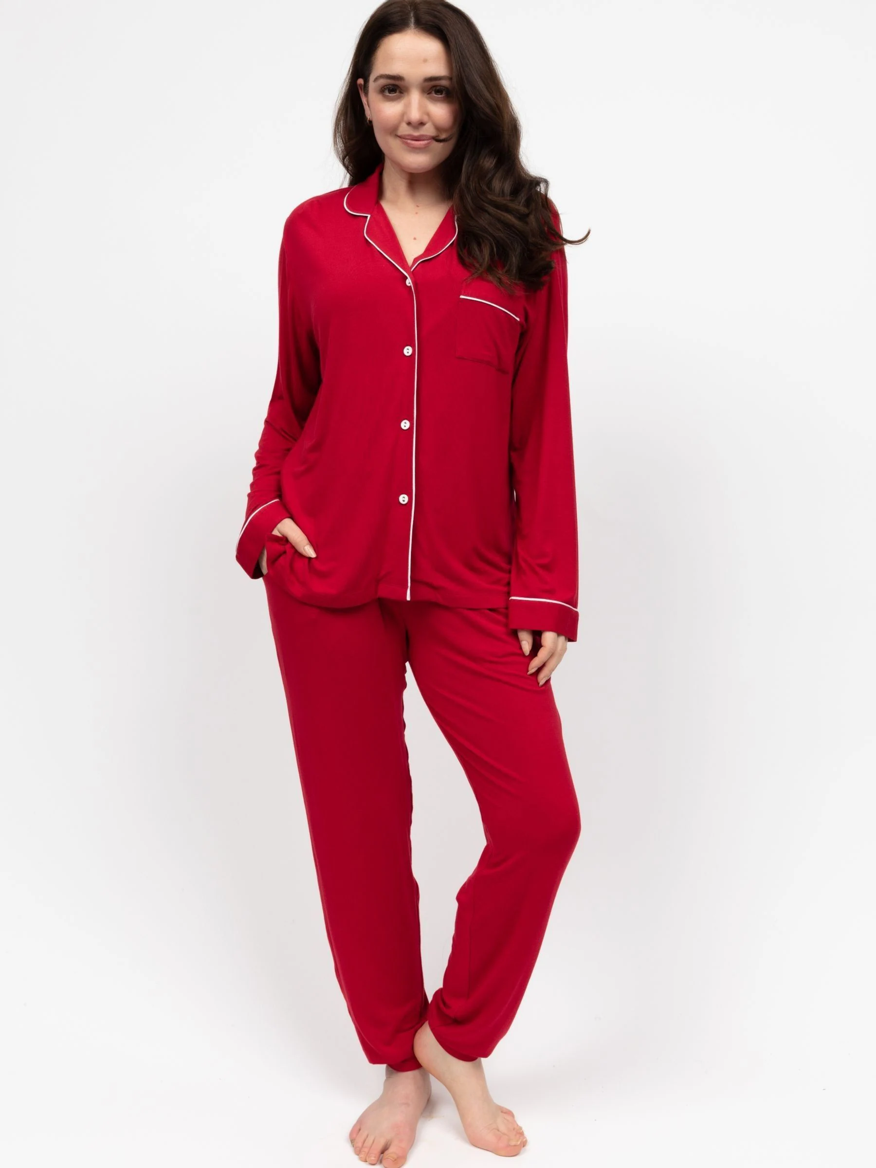 Cyberjammies pyjamaset van jersey met reverskraag