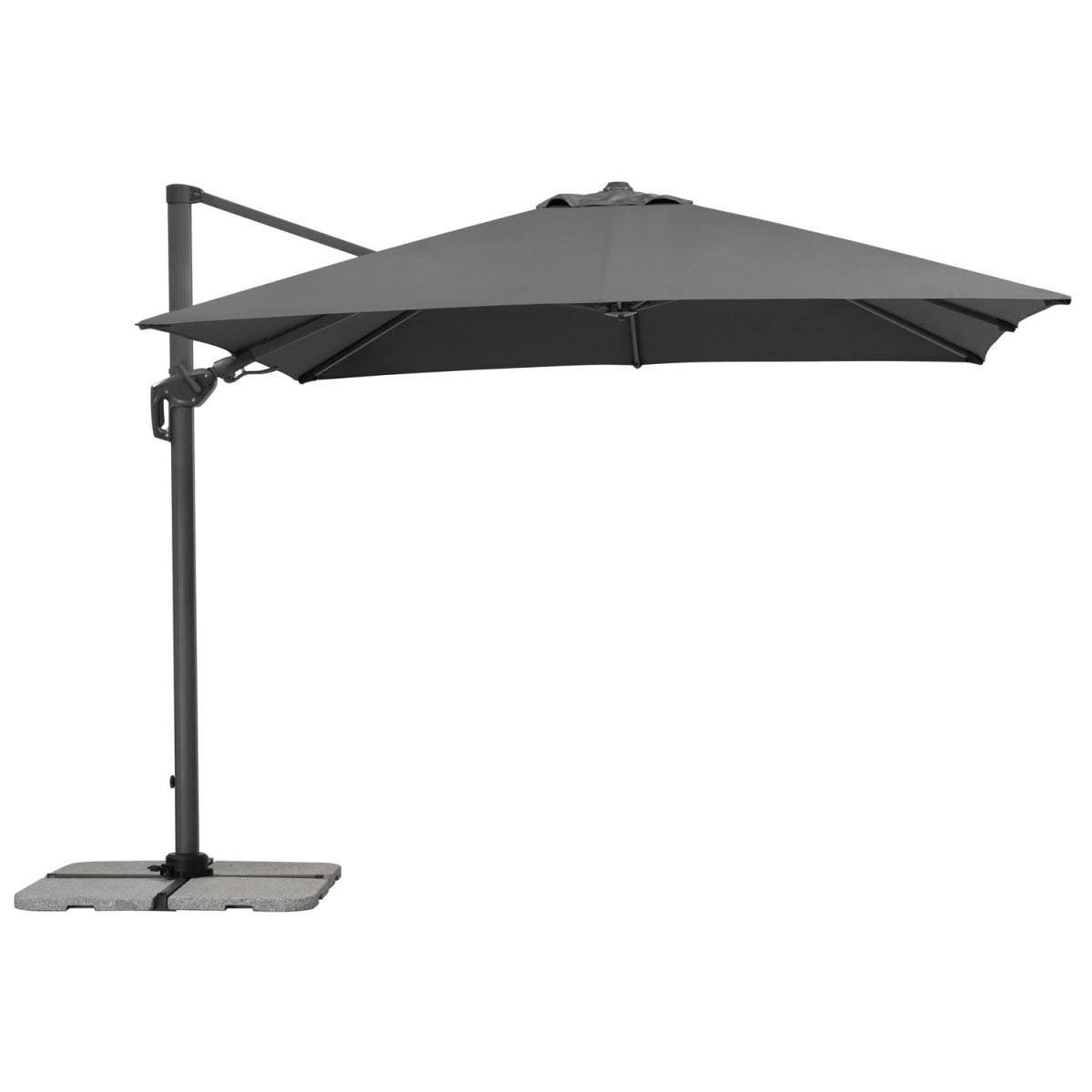 Schneider Rhodos Twist Ampelschirm Grau
