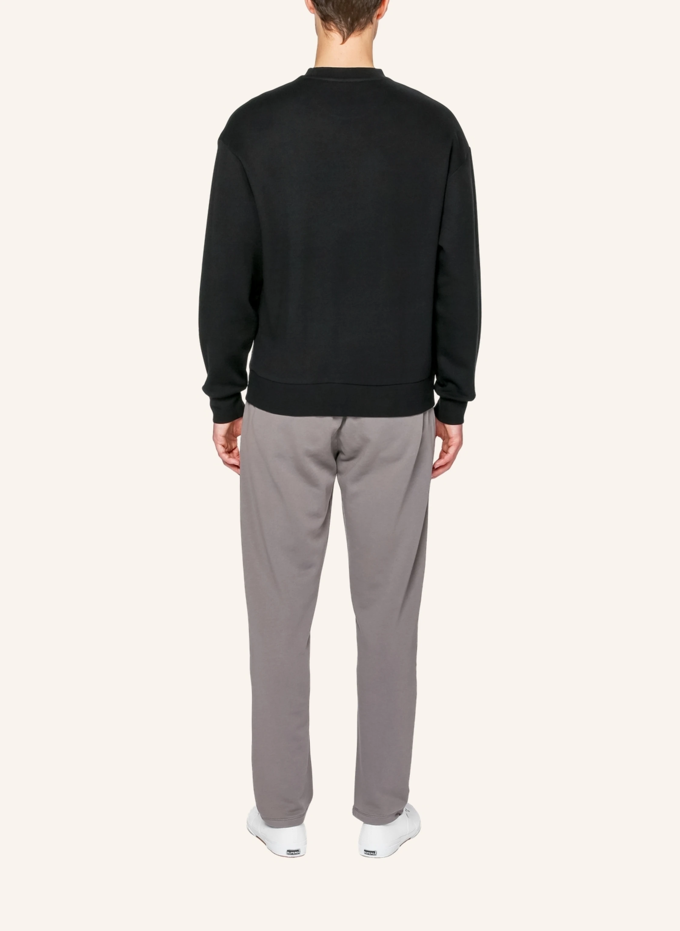 TRUSTED HANDWORK Oversized 1/1-Sleeve Sweatshirt w.Dropped Shoulder