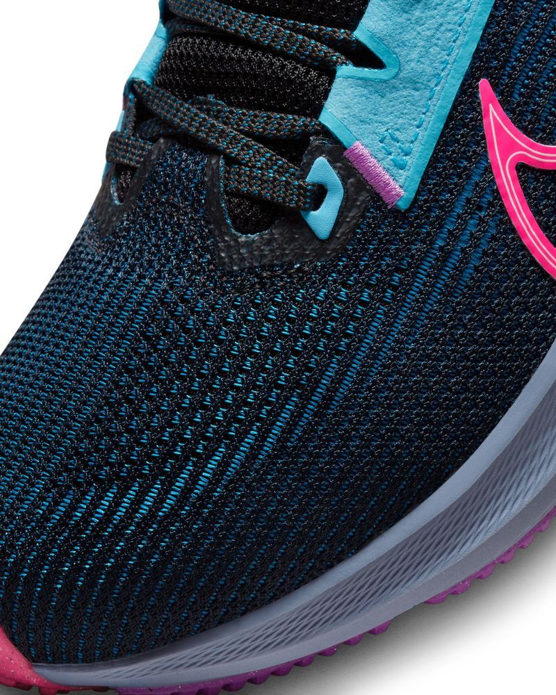 Chaussures de running Nike Pegasus 40 Noir & Bleu pour femme
