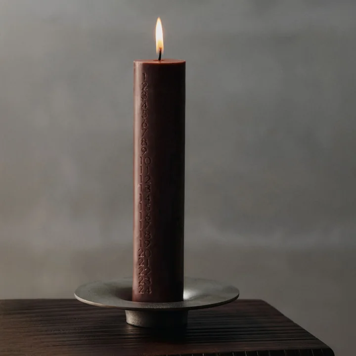 Ferm Living - Soothe Blockkerzenhalter, Messing-Finish