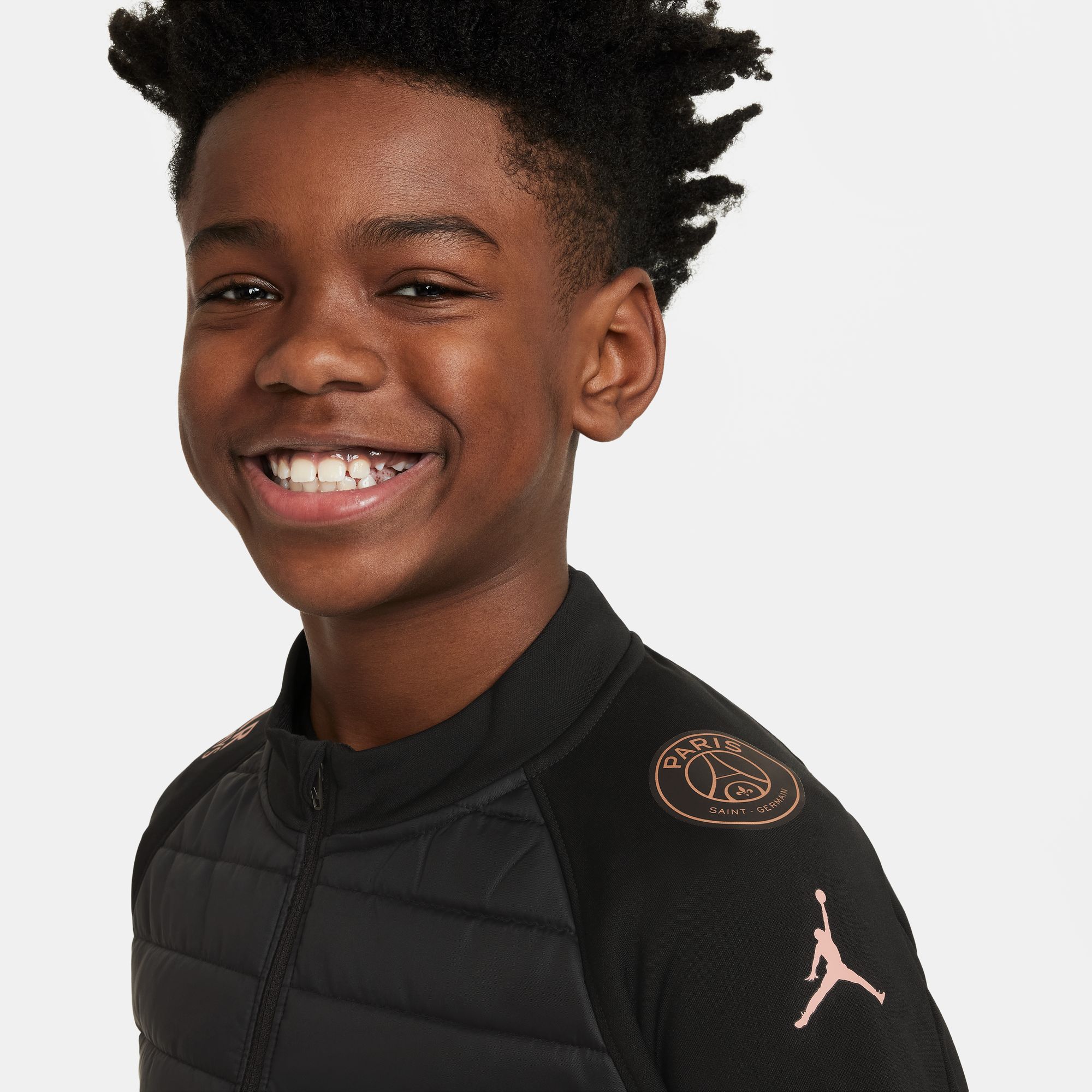 PSG Academy Winter Warrior Football Top Junior 011/Black/Black/Rust Pink
