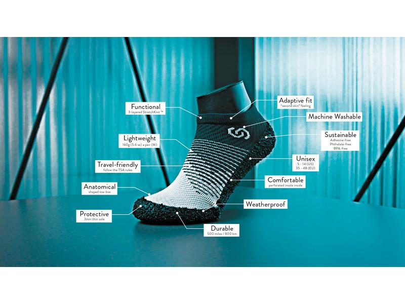SKINNERS 2.0 Stone, 43-44 Barfussschuhe