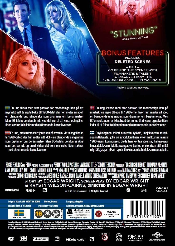 Last Night In Soho - DVD