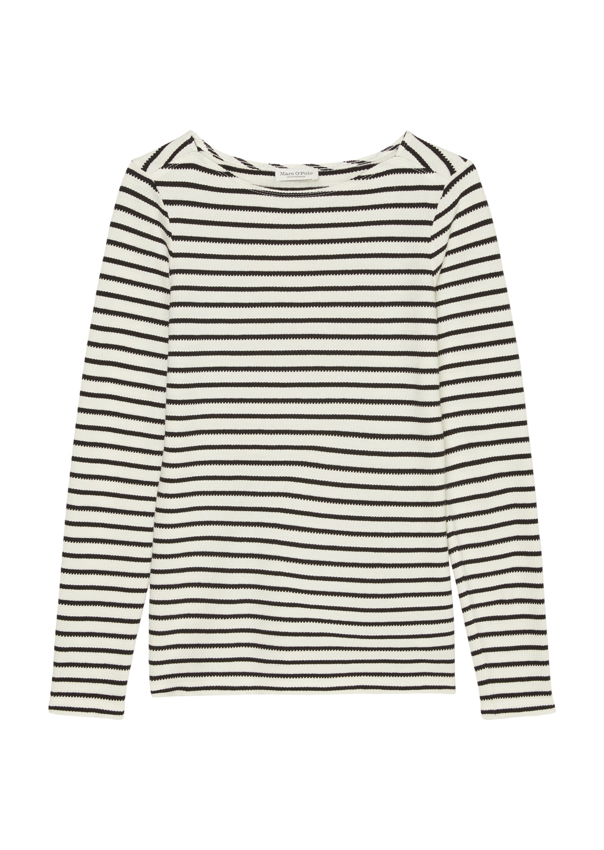 Struktur-Longsleeve regularaus Organic Cotton
