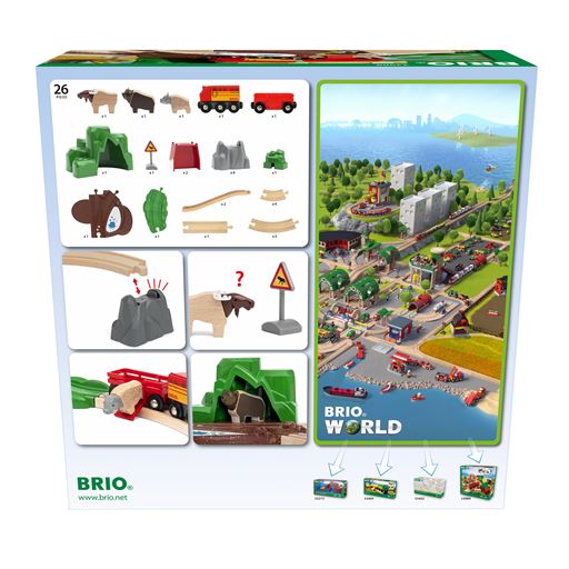 BRIO Togbane Med Nordiske Dyr