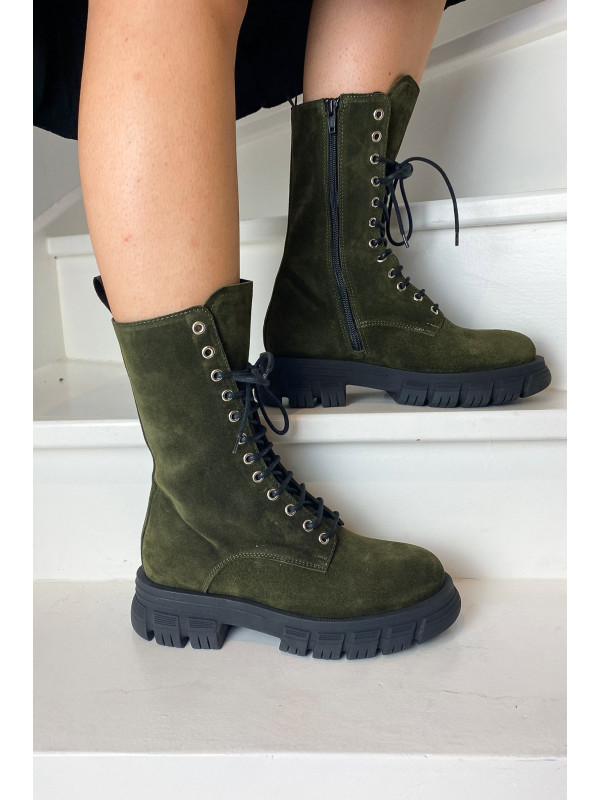 Semerdjian - Bottines E666E2 Camoscio Kaki