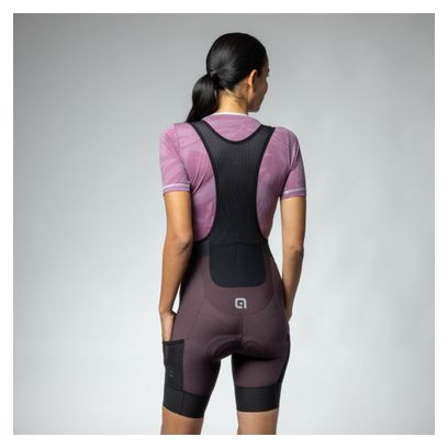 Cuissard à Bretelles Femme Alé Stones Cargo Bordeaux