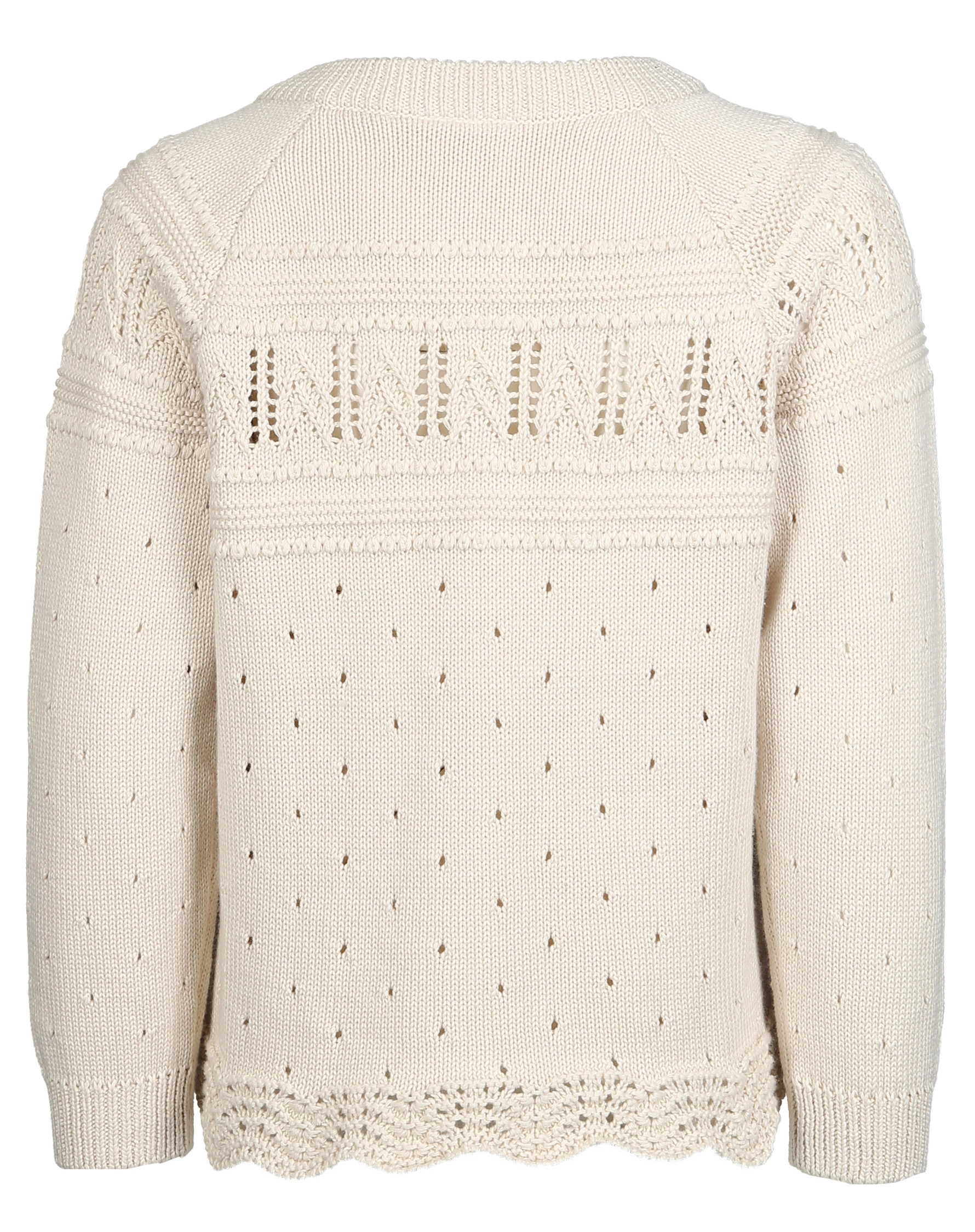 Cardigan PATTERN in eggnog