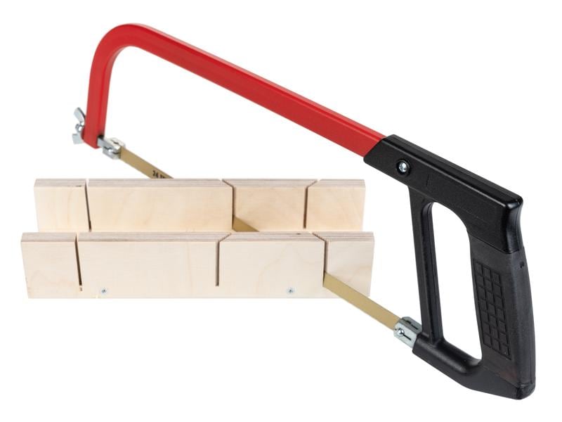 STRUCT Gehrungslade Holz 245 x 53 x 40 mm Schneidlade aus Sperrholz