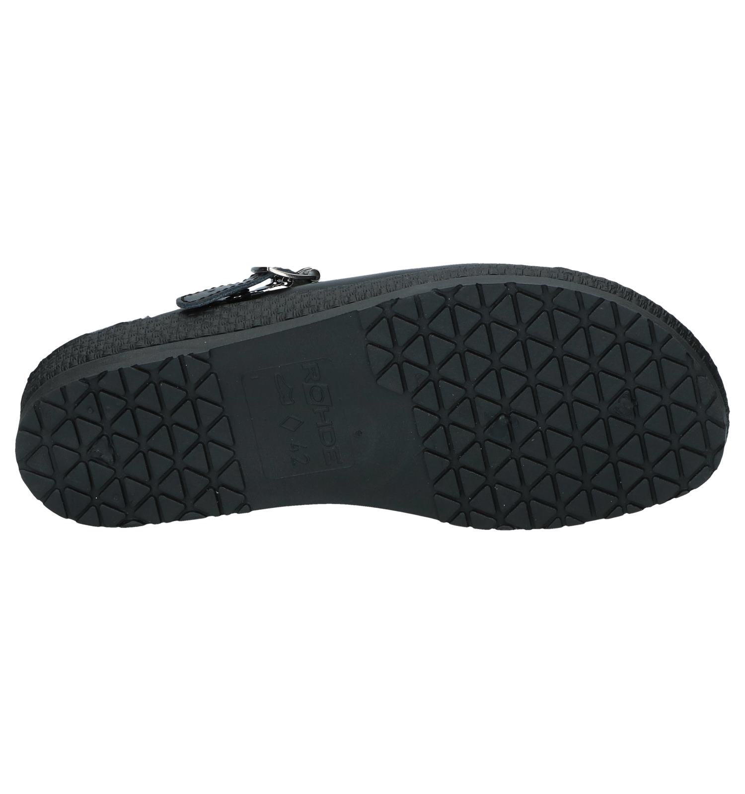 Pantoffels zwart