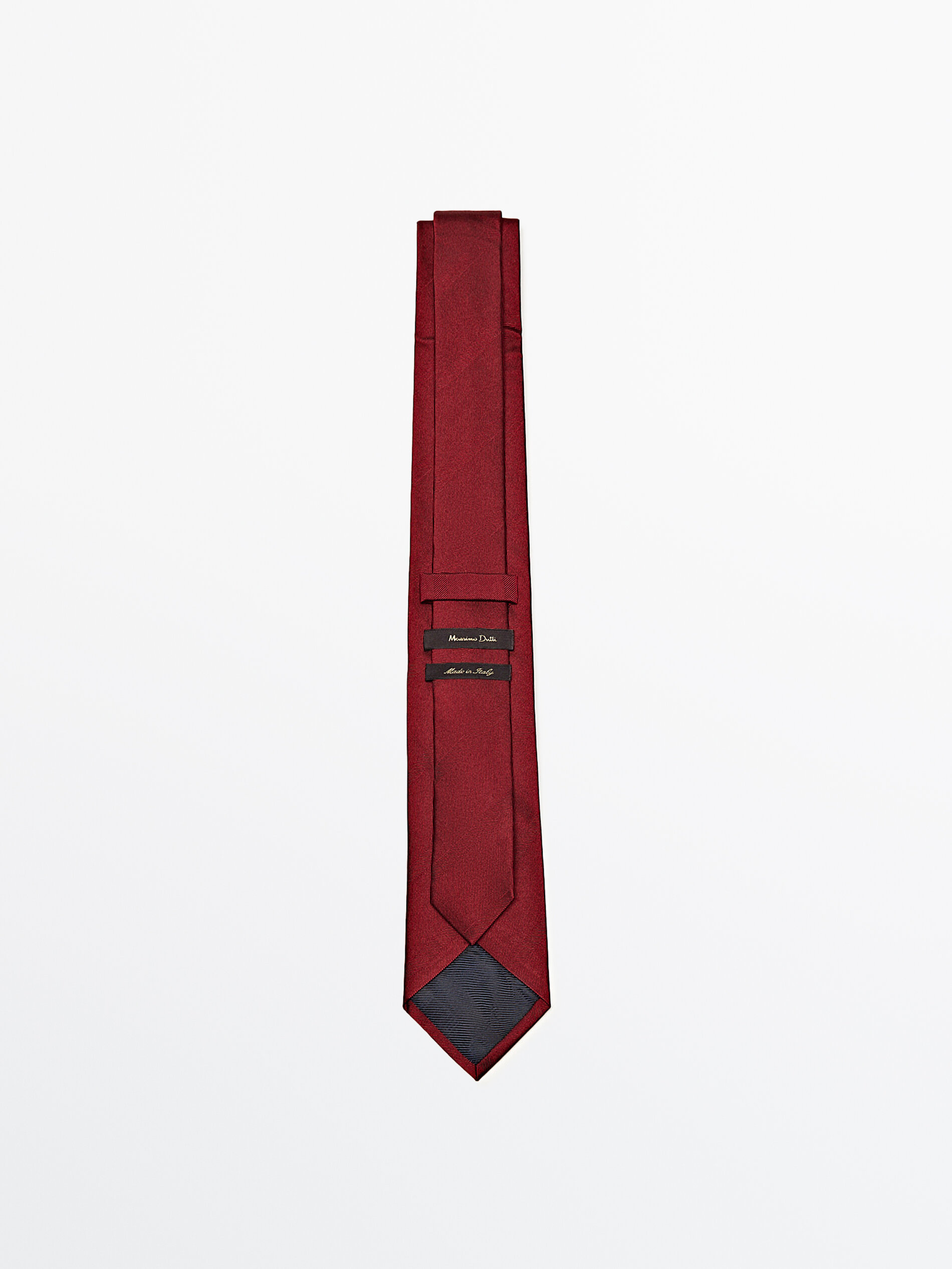 Corbata microrayas com algodón y seda - GRANADAS
