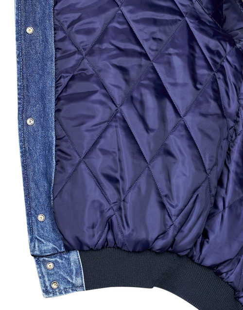 Tommy Jeans - DENIM LETTERMAN JACKET DF7018 Multicolor