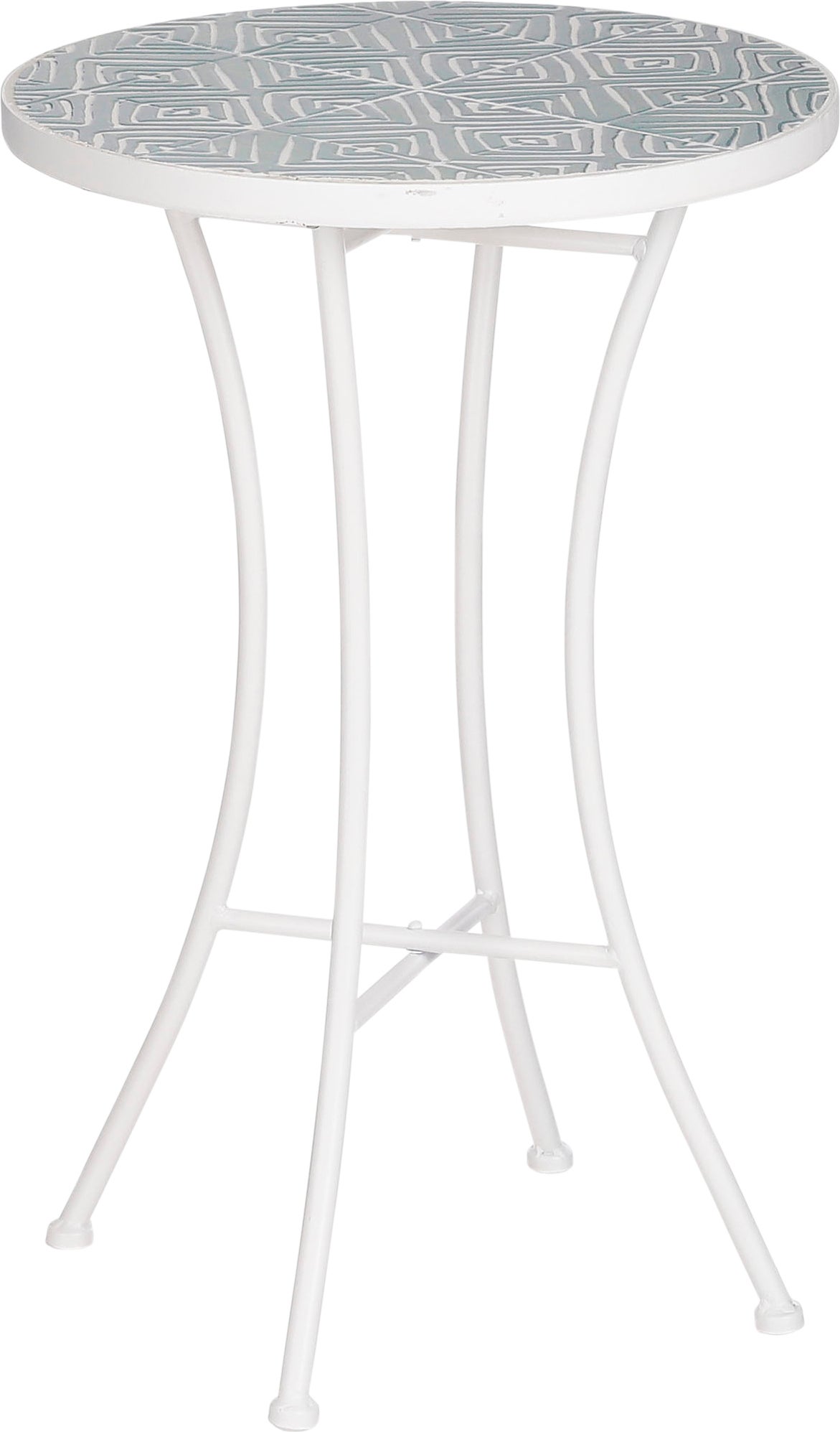 Mica Decorations bijzettafel Calais blauw D 35,5 H 53,5 cm