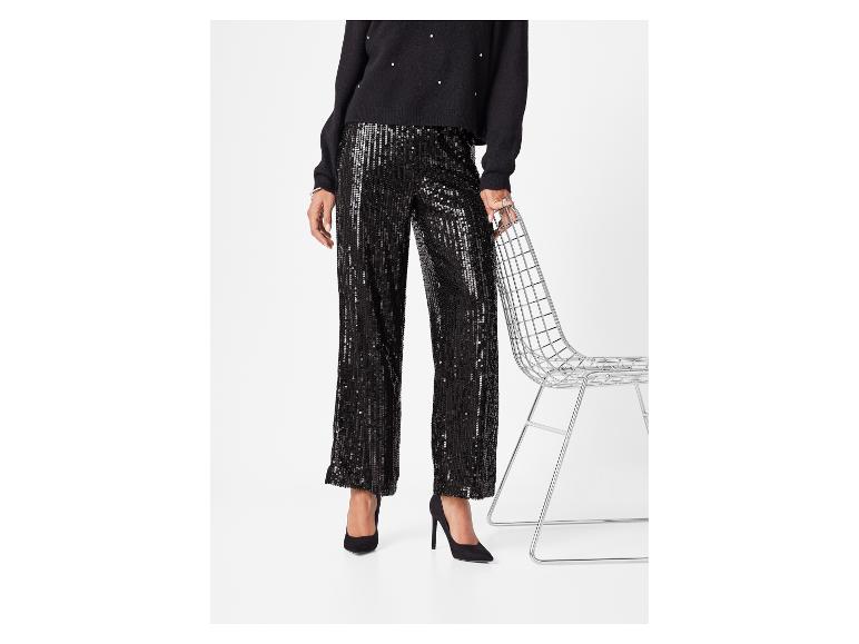Dames broek met pailletten