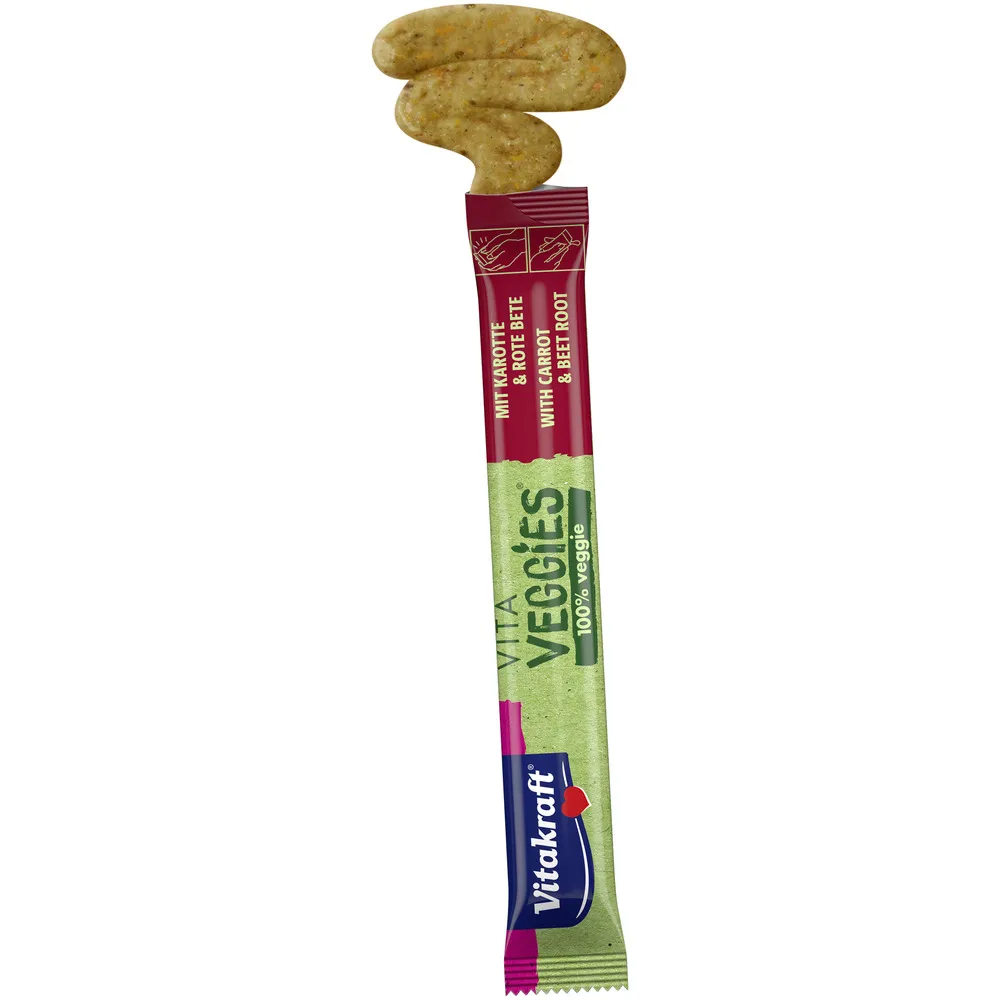 Vitakraft Vita Veggies Liquid snack m. gulerod og rødbede - 90 g.
