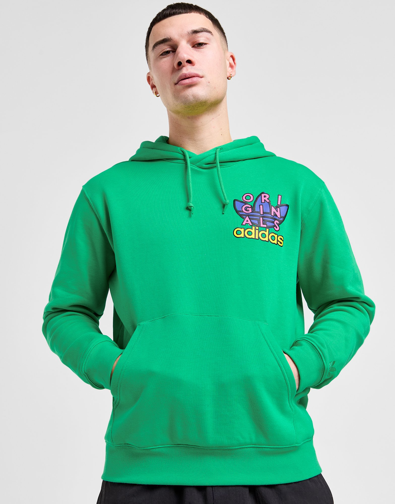 adidas Originals Sweat à Capuche Trefoil Homme