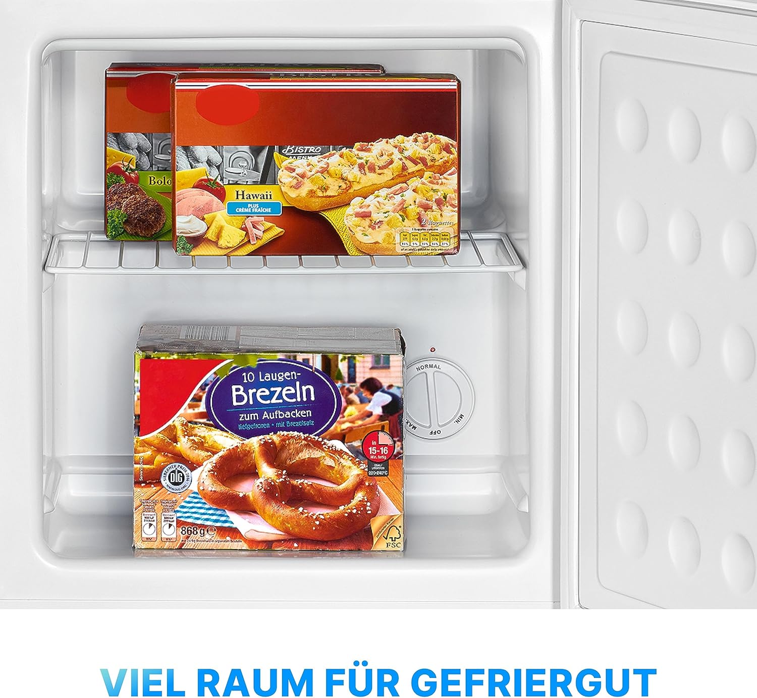 Bomann® Gefrierbox 31L Nutzinhalt | Gefrierschrank klein mit Gitterablage | wechselbarer Türanschlag & stufenlose Temperaturregelung | Mini Gefrierschrank mit 4 Sterne-Kennzeichnung | GB 341.1 weiß