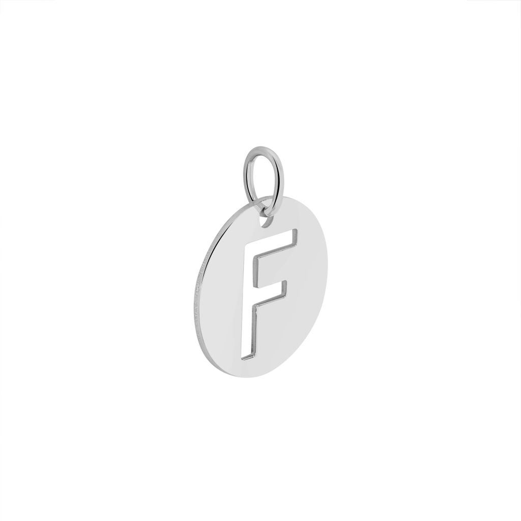 Pendentif Elio F Argent Blanc