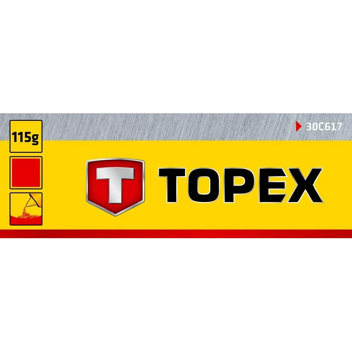 Topex Craie à tracer 30C617 - Rouge