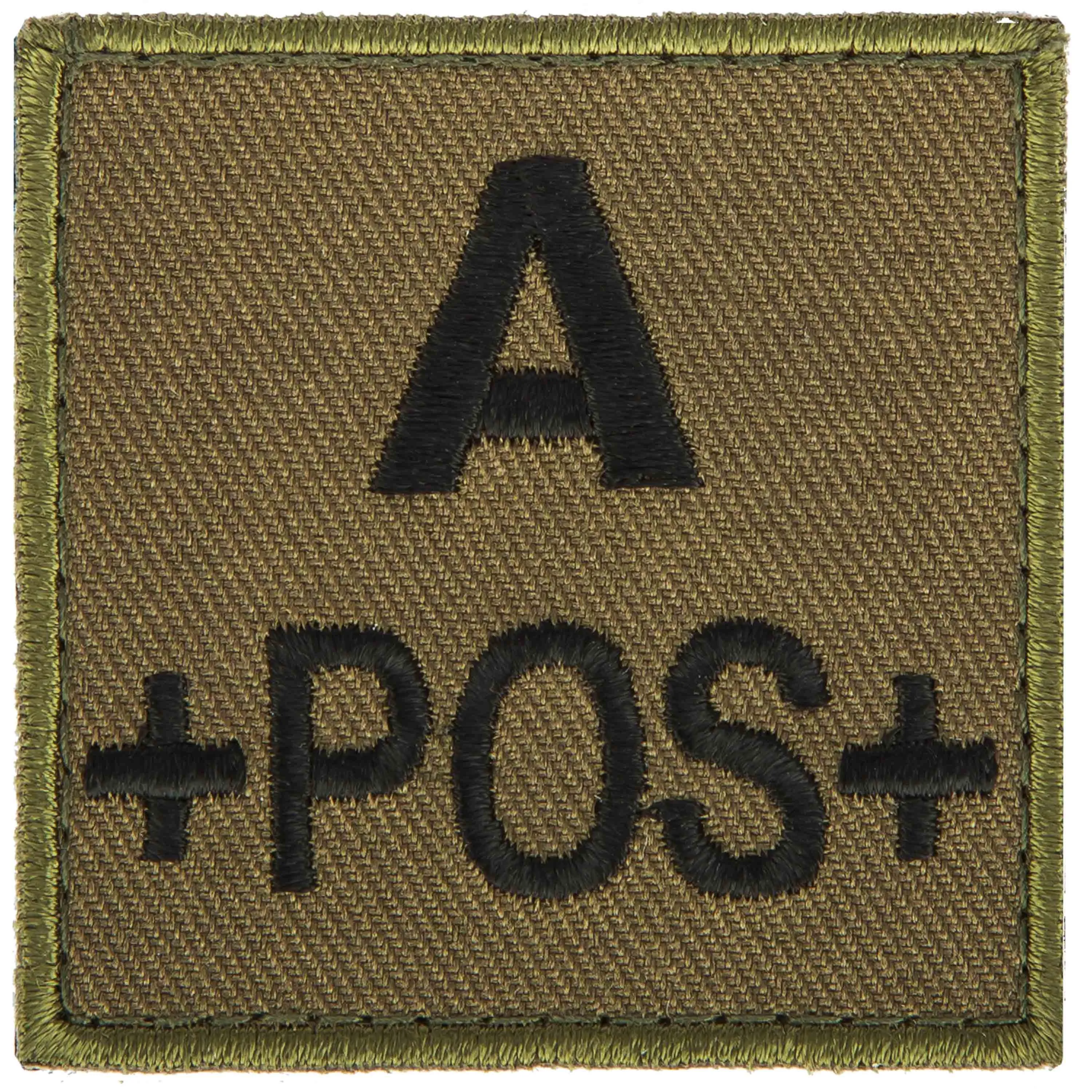 A10 Equipment -  Blutgruppenpatch Blutgruppe A pos