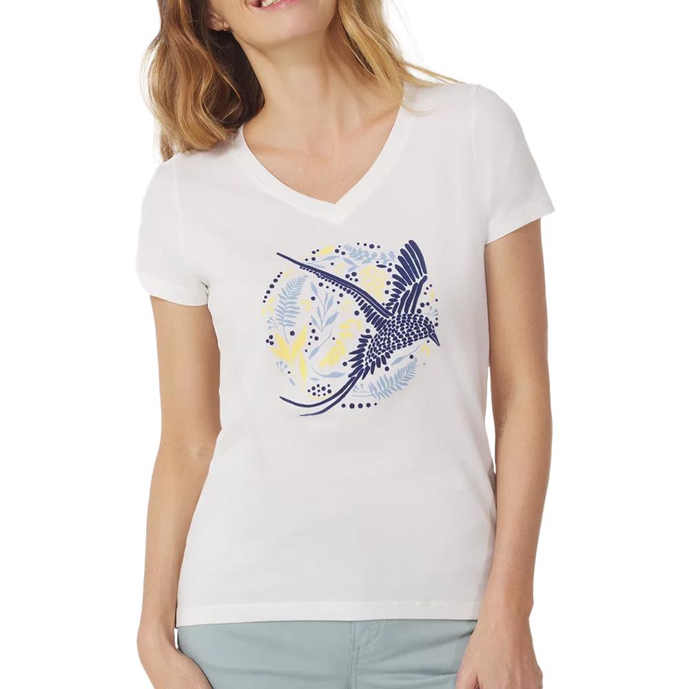 TBS T-shirt Blanc Femme TBS Reflet