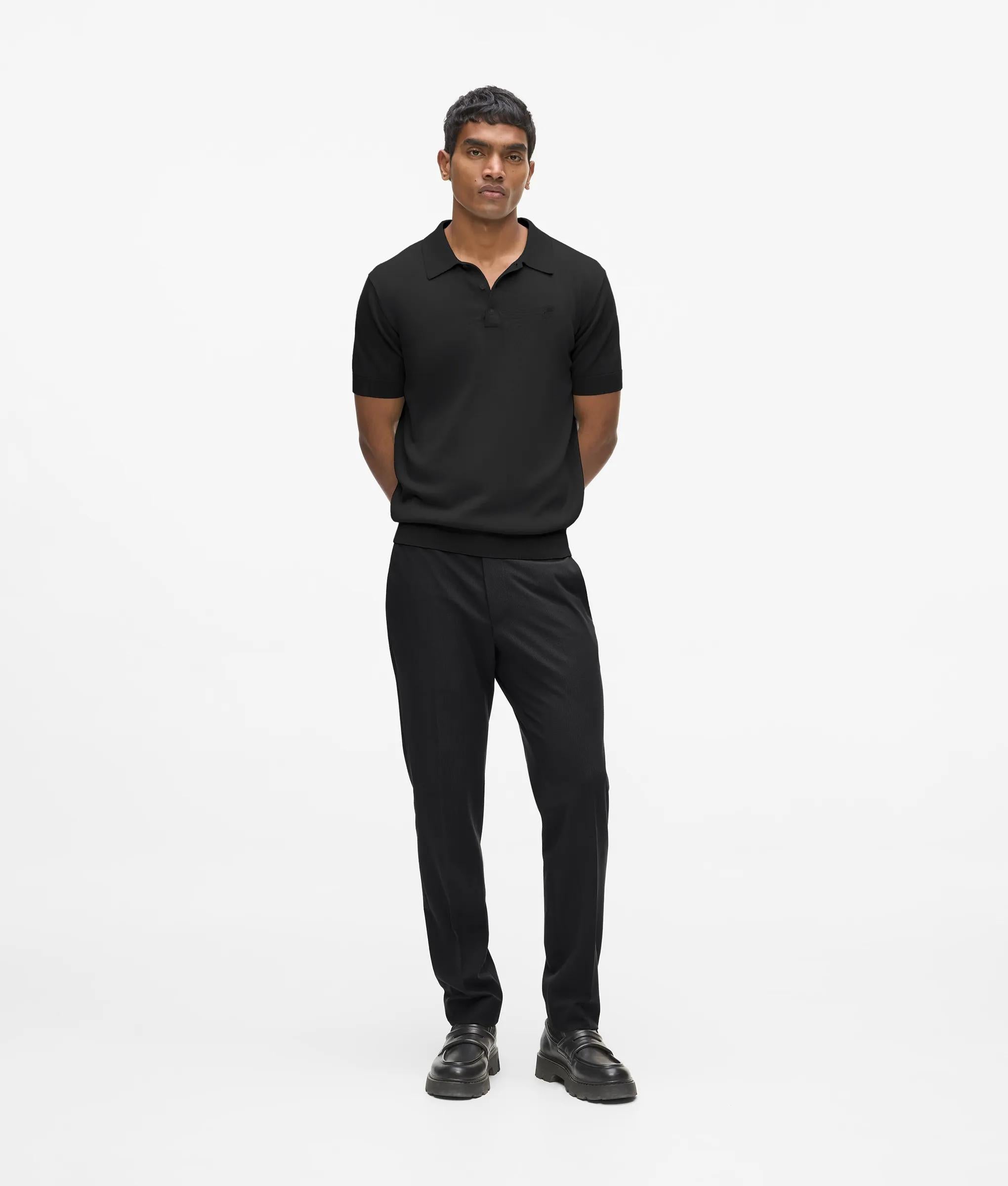 Gebreide polo