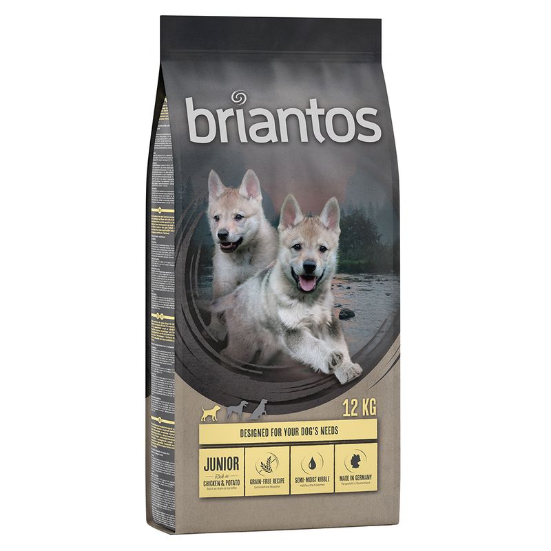 Briantos Junior poulet, pommes de terre - SANS CÉRÉALES pour chien
