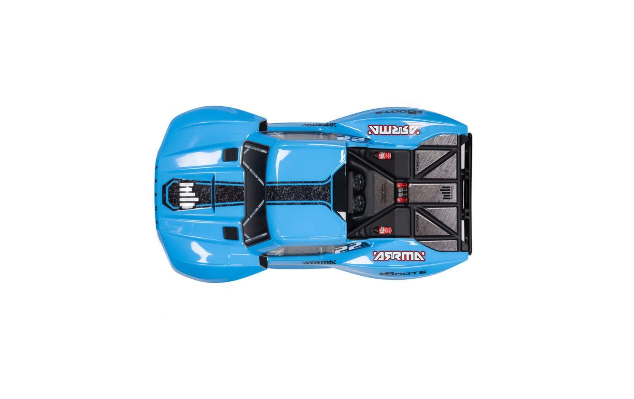 Short Course Truck Fury Mega 550 2WD, 1:10, RTR, Blau<br>Kurzstrecken-Truck mit bürstenlosem Hochleistungsgetriebe