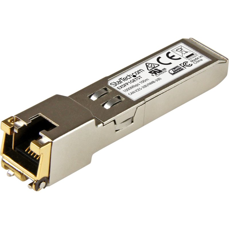 StarTech.com Module SFP GBIC compatible Juniper EX-SFP-1GE-T - Transceiver 10/100/1000BASE-T