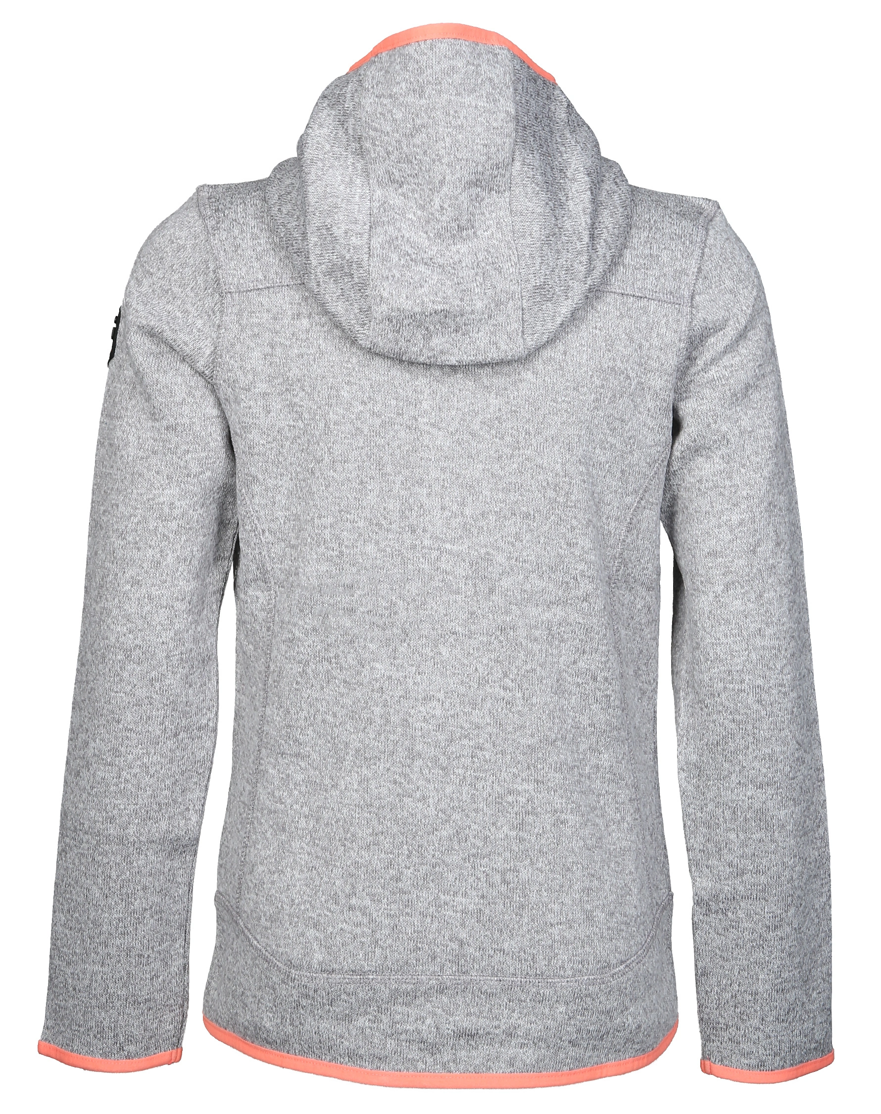 Strickfleece-Jacke KOS 355 GRLS in grau
