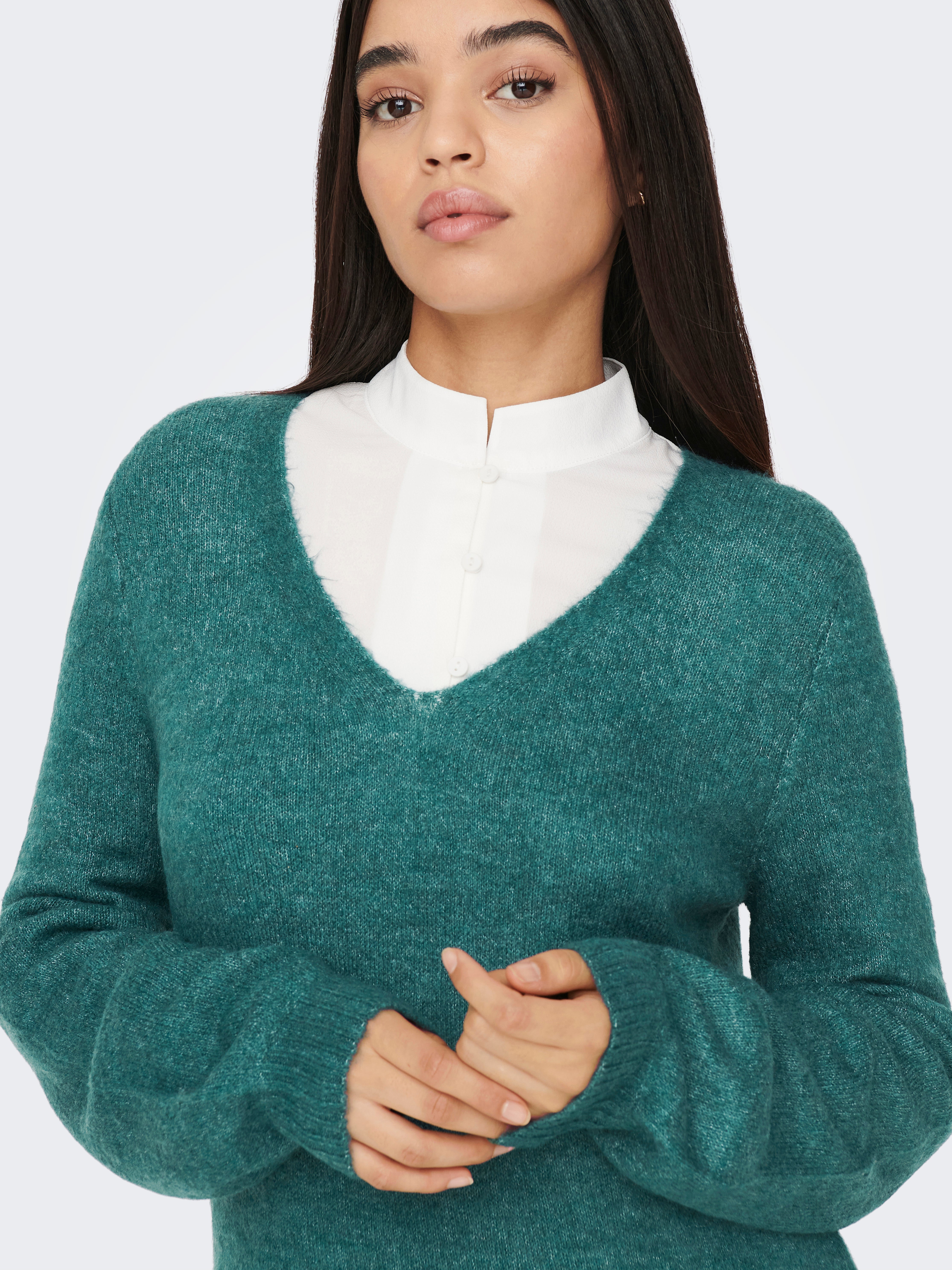 JDYELANORA Langes Kleid Atlantic Deep