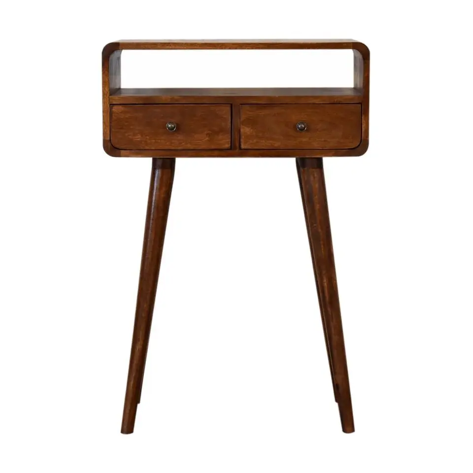 Artisan Furniture Solid hout Kastanje Sidetable Tafel
