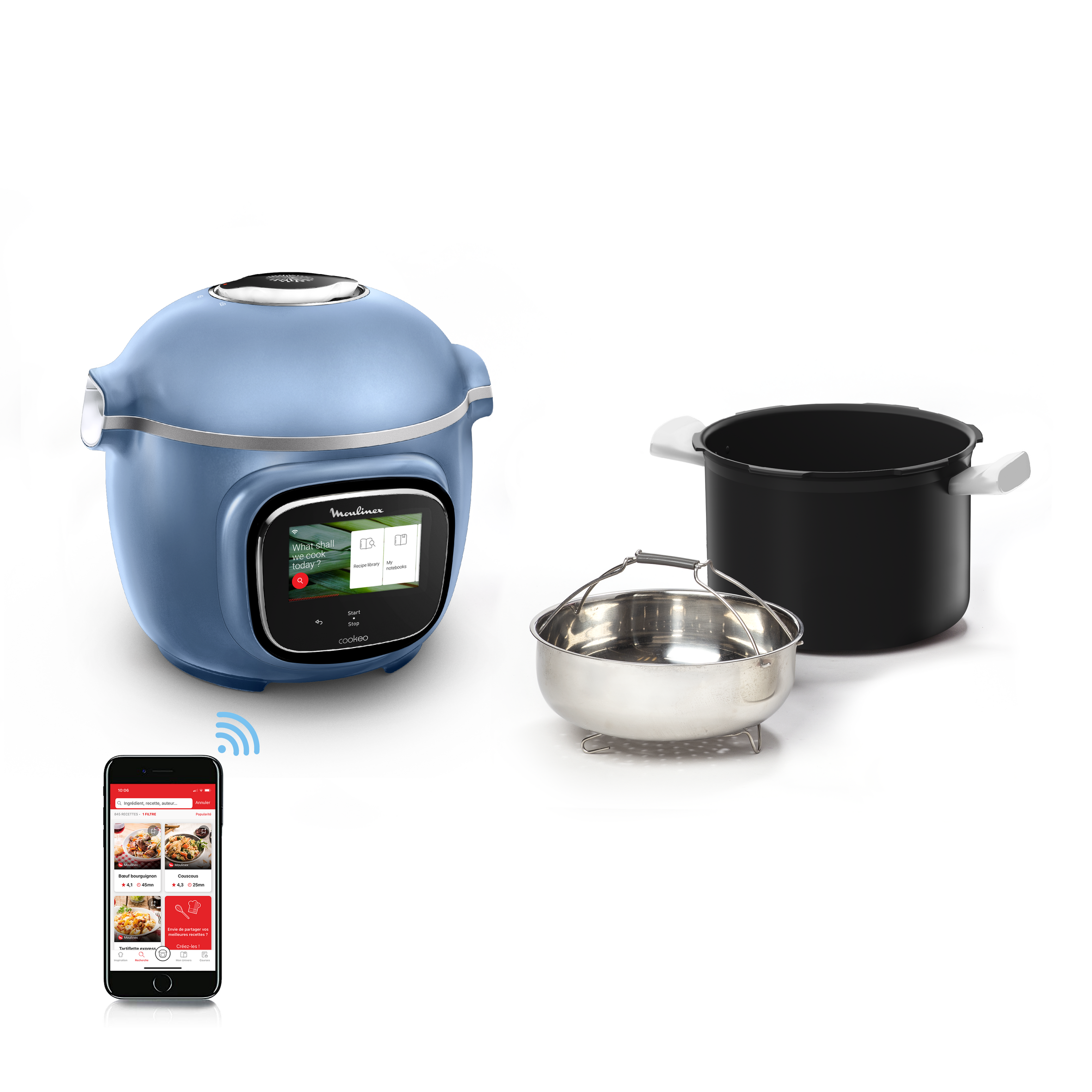 Cookeo Touch WiFi Recettes illimitées 6L