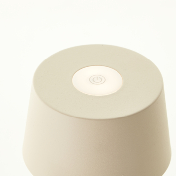 Brilliant USB oplaadbare tafellamp Jona 2W grijs