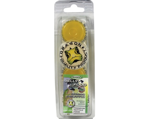 Gel food DRAGON Jelly-Food sinaasappel Ananas 4 x 16 g