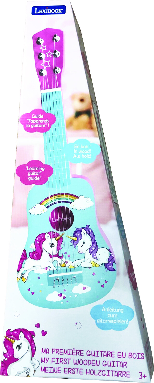 Lexibook - Guitar Til Børn - Enhjørning - 53 CM