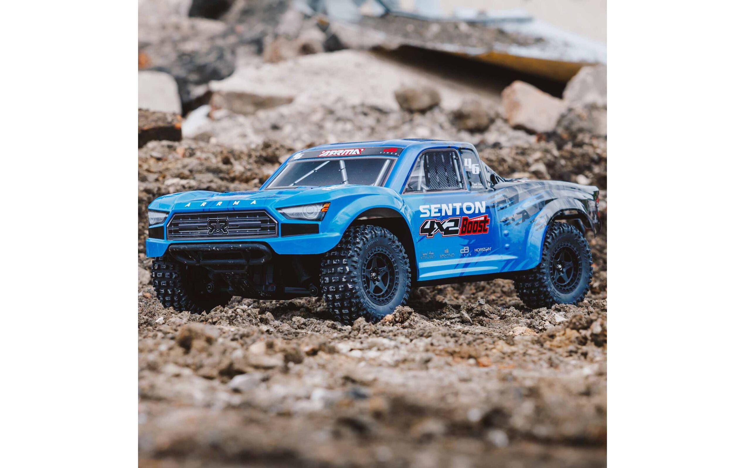Short Course Truck Senton 4x2 Boost Mega, Blau RTR, 1:10<br>2WD Trophy Truck als RTR Komplettset