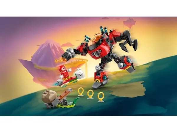 LEGO Sonic 77005 Knuckles mod dr. Eggmans Egg Crusher-mech