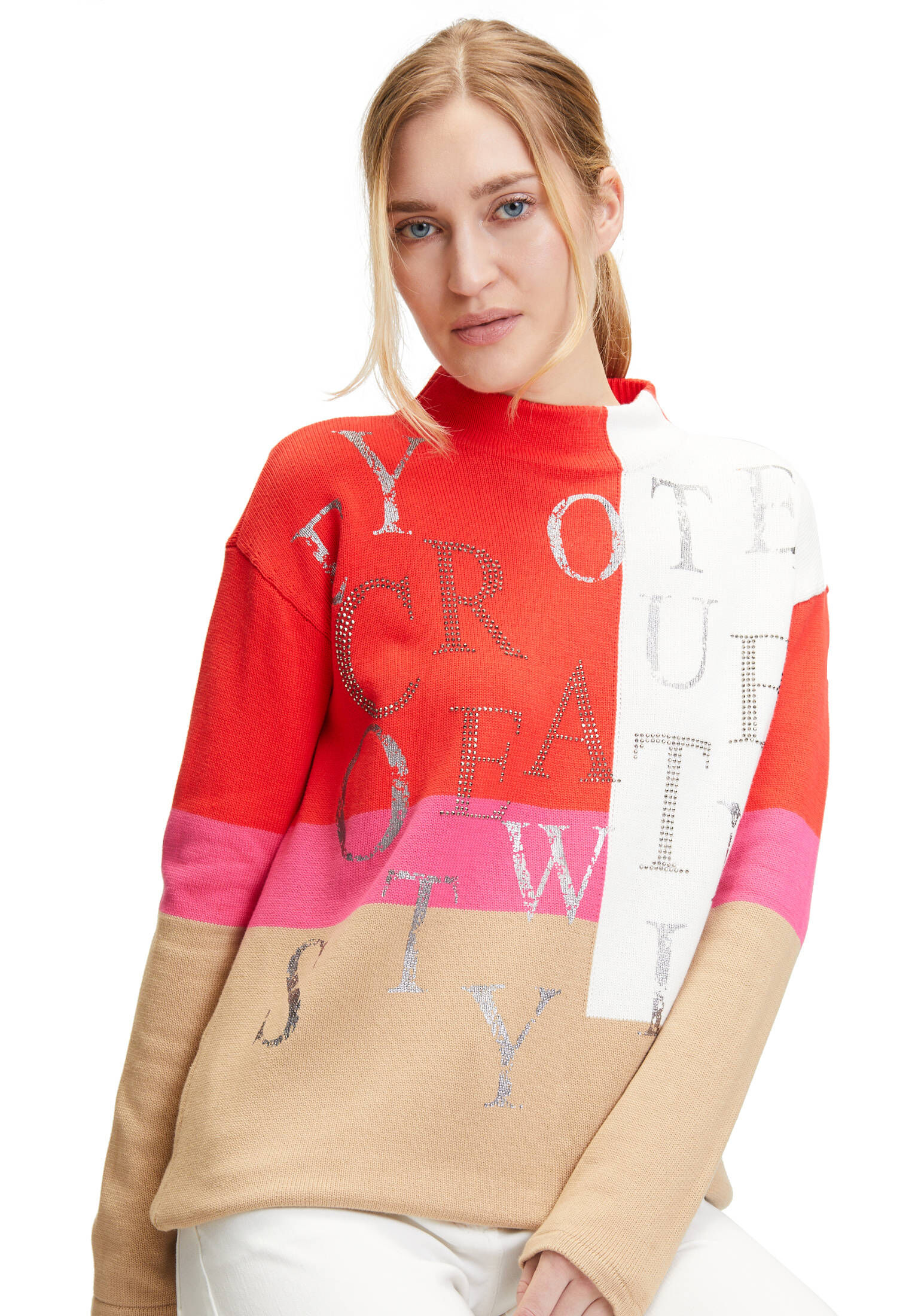 Betty Barclay| Damen Strickpullover mit Color Blocking