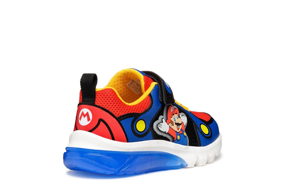 GEOX<br>Tênis respiráveis com LED, Ciberdron x Supermario