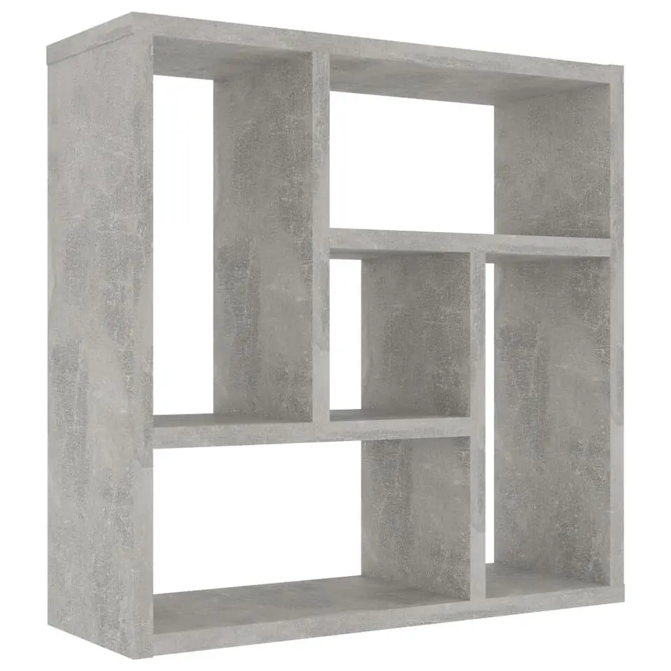 vidaXL - Plank - Grijs - Bewerkt hout