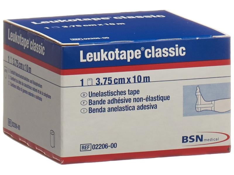 Leukotape Leukotape Classic Weiss 3.75 cm x 10 m 1 Stück Die unelastische Klebebinde für funktionelle Verbände