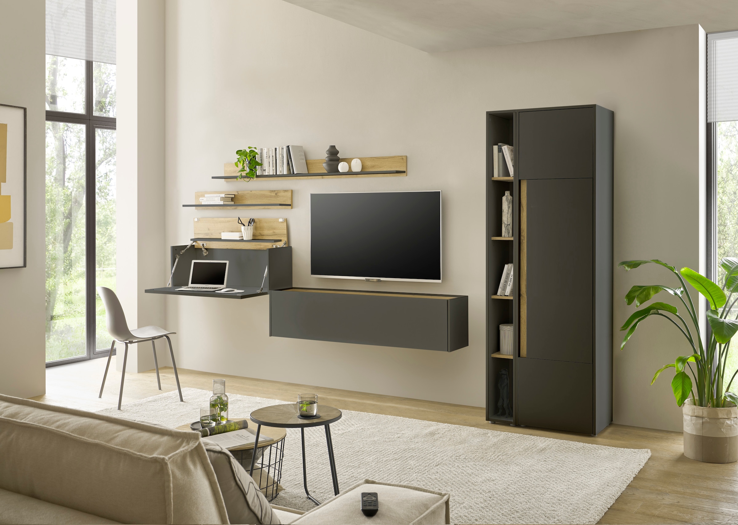 INOSIGN Aktenschrank »CiTY/GiRON« Stauraumschrank zeitlos modern, wohnliches Home Office, Breite 50 cm